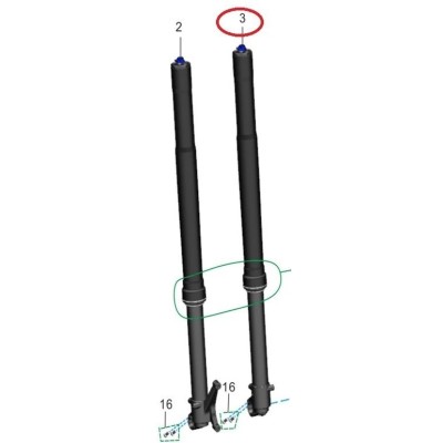 Talaria vidlice prava Sting Pro 