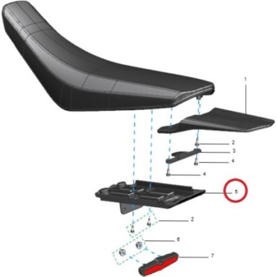 Talaria plast pod sedlo MX xXx 